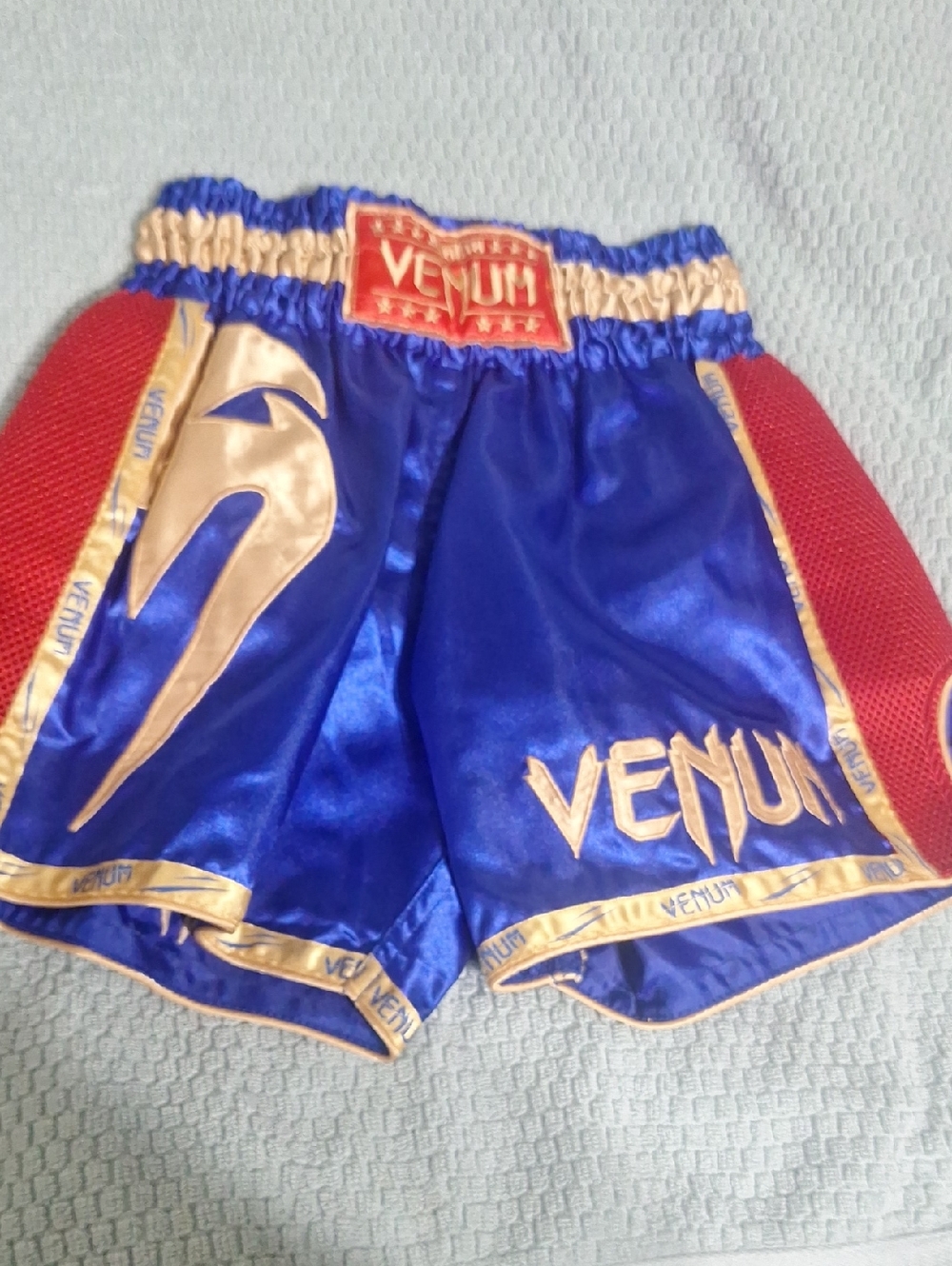 Venum Blue & Gold Athletic Women’s Shorts